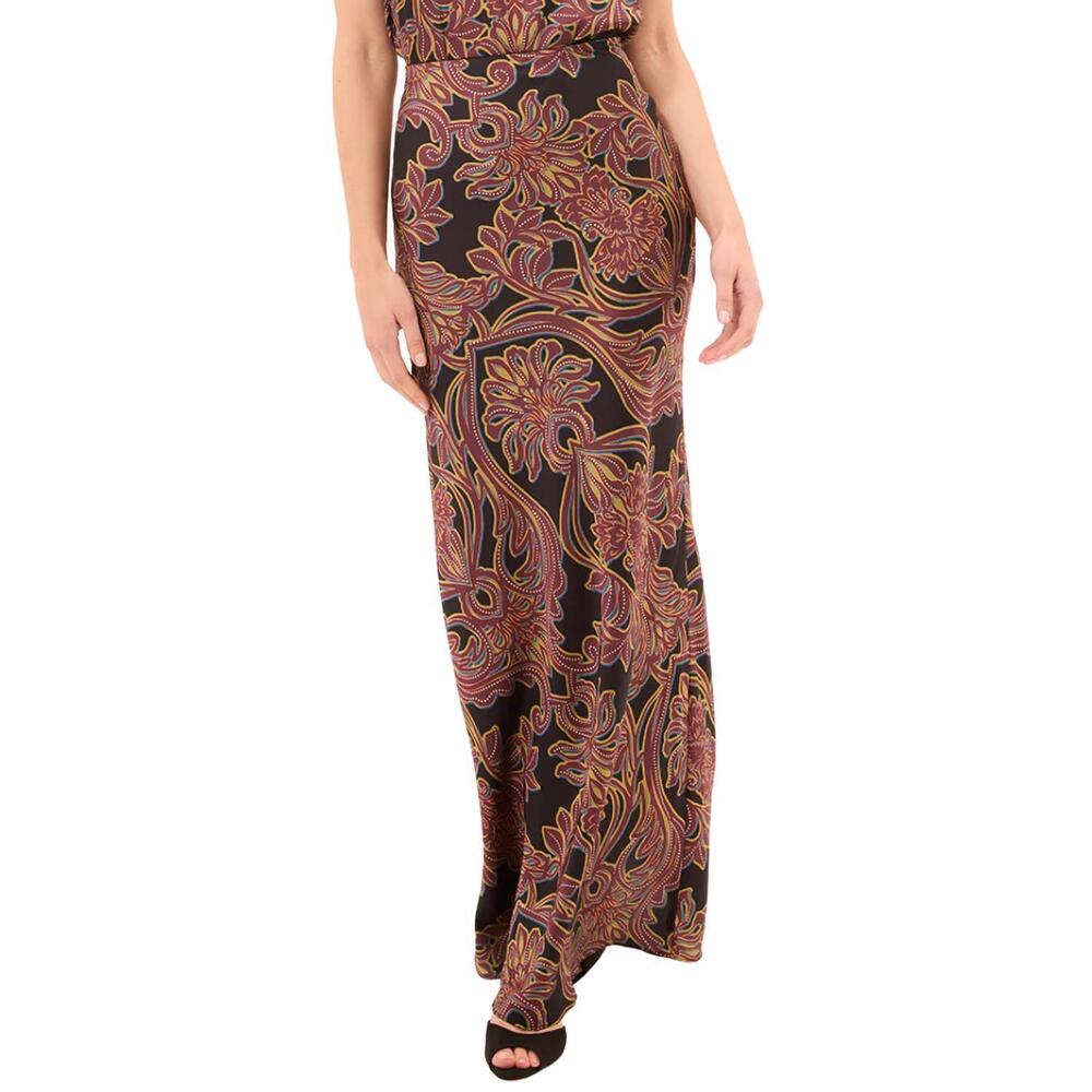 NEW MISA LOS ANGELES sierra skirt in studded flora satin